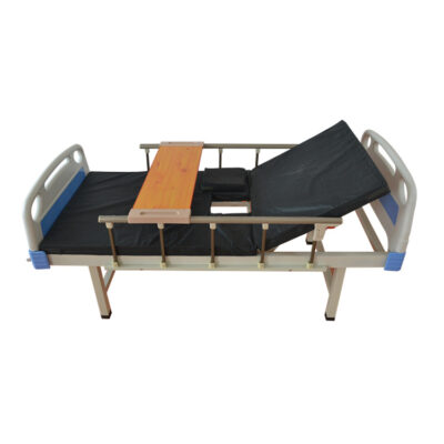 Single Crank Hospital Bed ABS Headboard No Wheels CZ1-B (3)