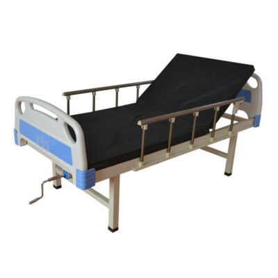 Single Crank Hospital Bed ABS Headboard No Wheels CZ1-B (6)