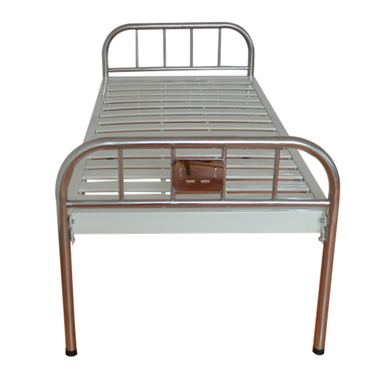 Flat Hospital Bed Stainless Steel Headboard CZF-02 (3)