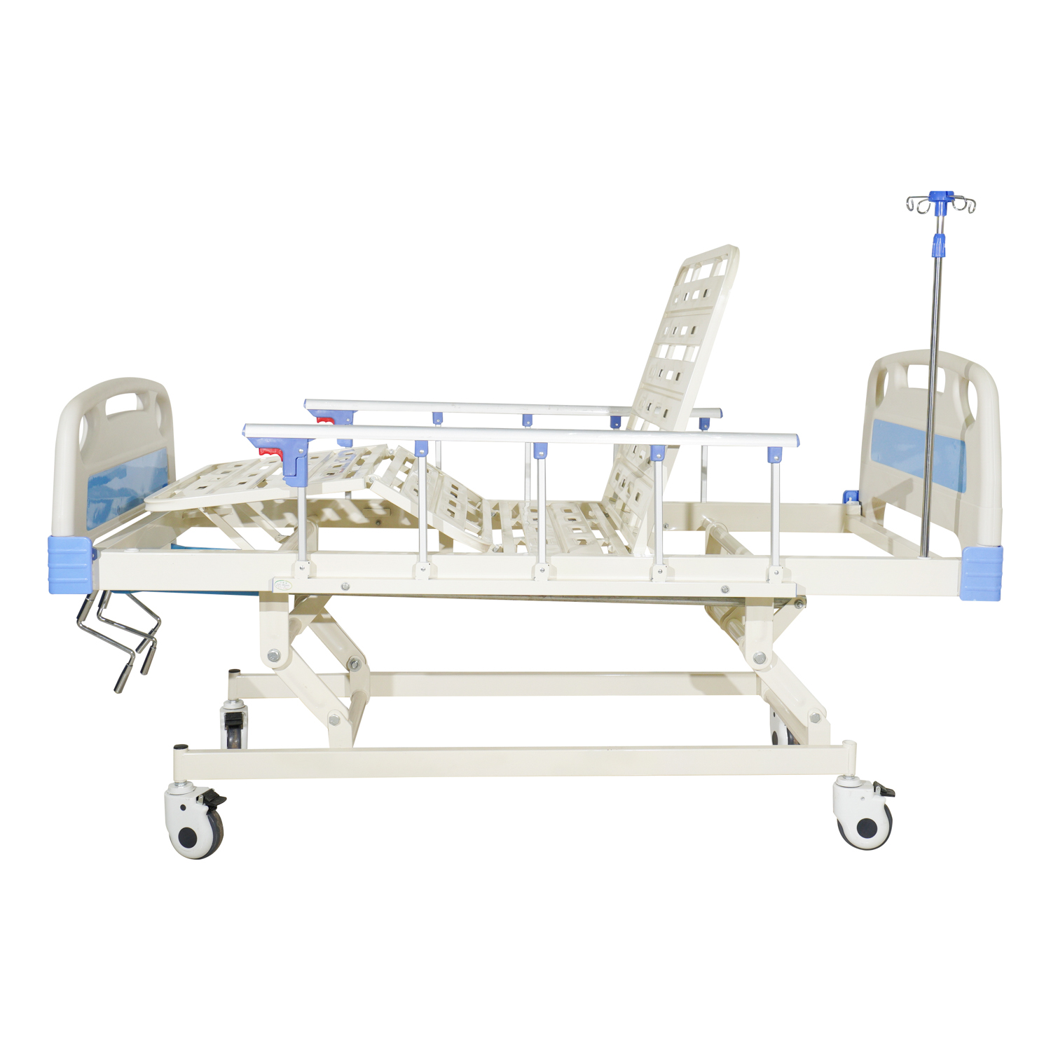 Hand Crank 3 Function Hospital Bed ABS Double Board CZ3-A 2 Hand Crank 3 Function Hospital Bed ABS Double Board CZ3-A (7)