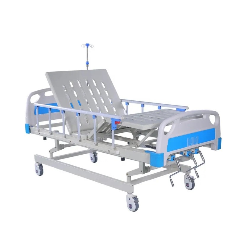 Hand Crank 3 Function Hospital Bed ABS Whole Board CZ3-C (11)