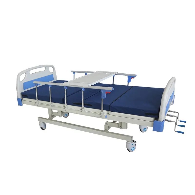 Hand Crank 3 Function Hospital Bed ABS Whole Board CZ3-C (5)