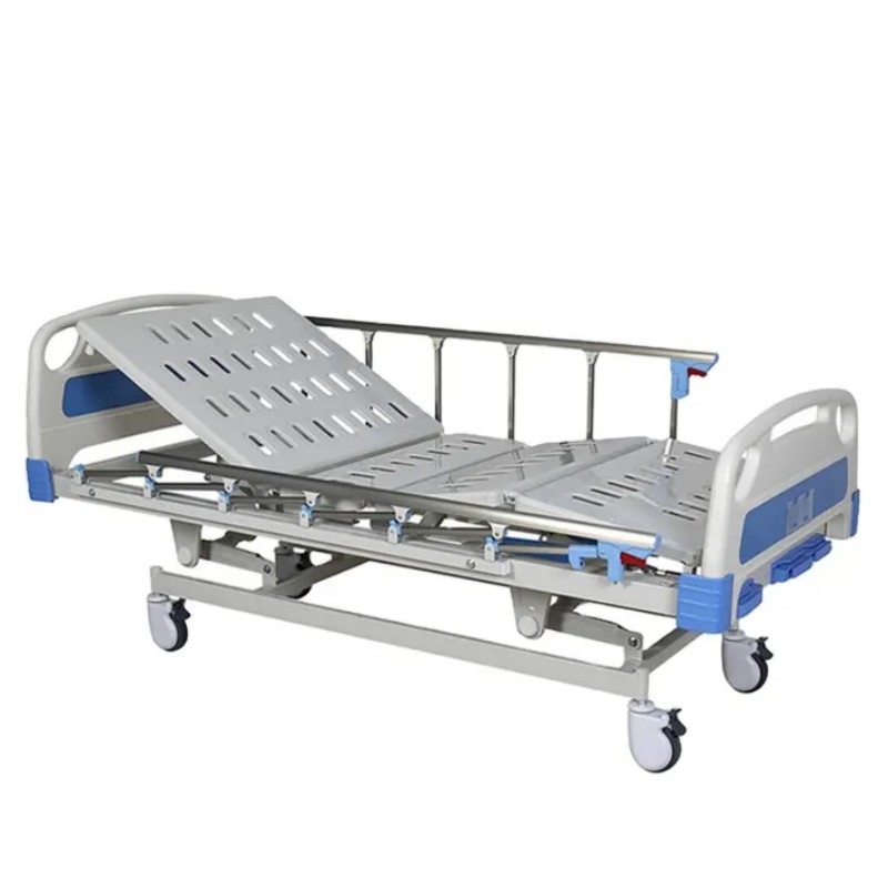 Hand Crank 3 Function Hospital Bed ABS Whole Board CZ3-C (6)