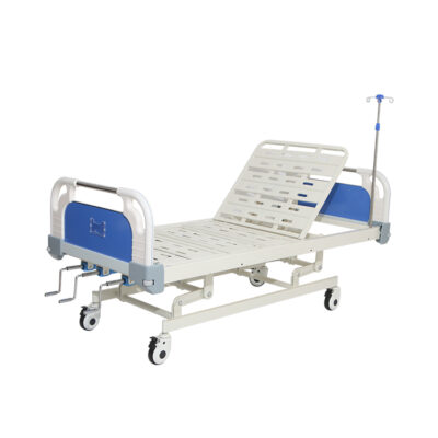 Hand Crank 3 Function Hospital Bed Double Board CZ3-B (6)