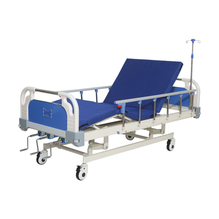 Hand Crank 3 Function Hospital Bed Double Board CZ3-B (9)
